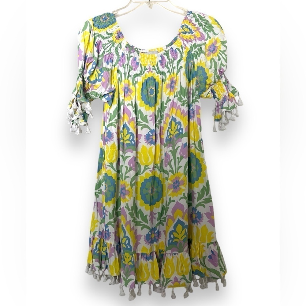 Piyama Drift Floral Tassel Swimsuit Cover Up